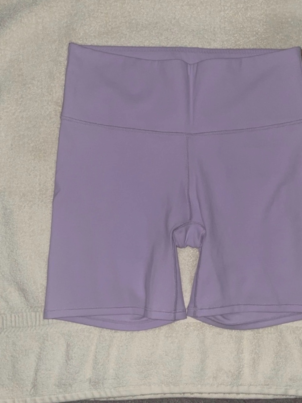SKIMS Lavender High-Waist Bike Shorts